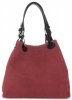 Kožené kabelka shopper bag Vittoria Gotti bordová V90047CH
